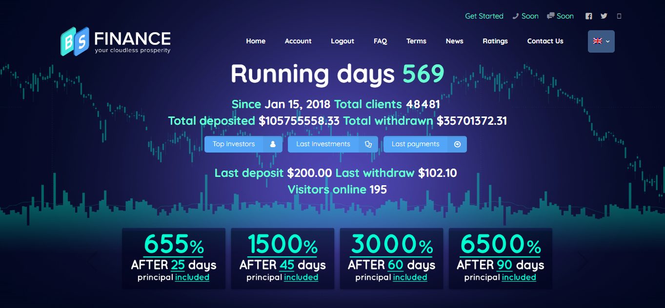 Проект bsfinance - даем бонус от вклада