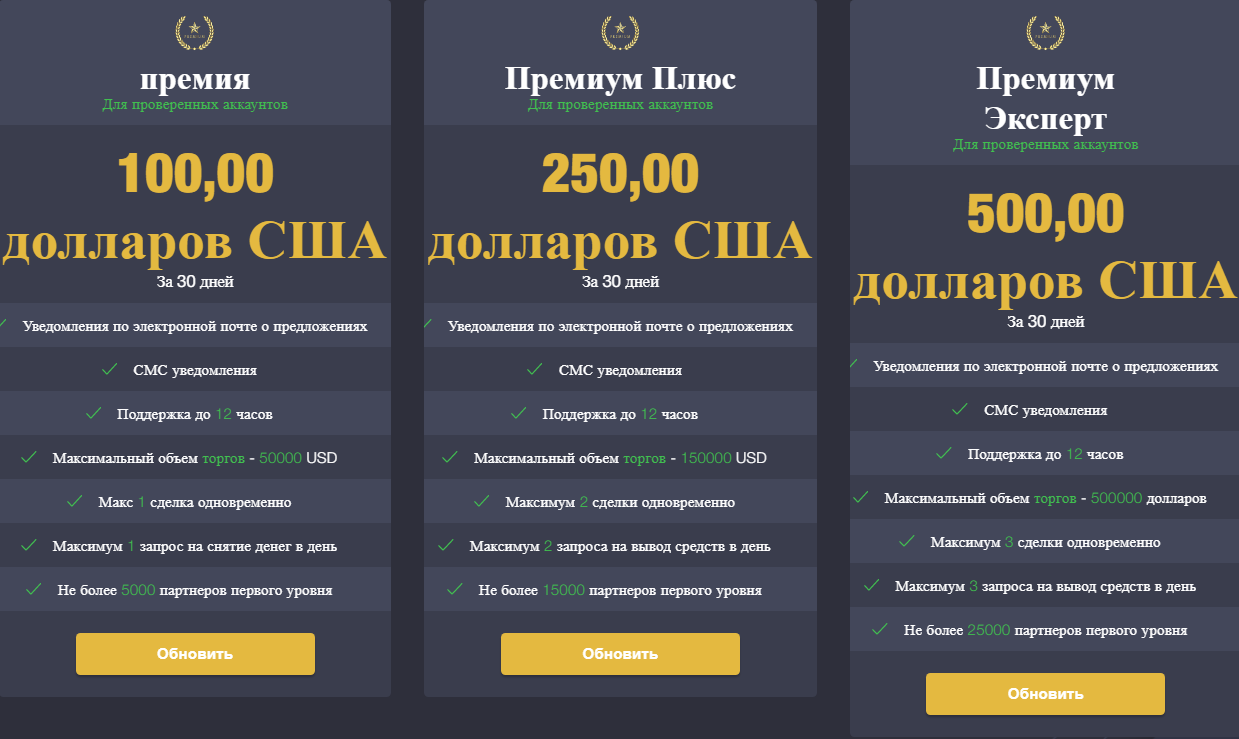 Arbinance Как пополнить счет